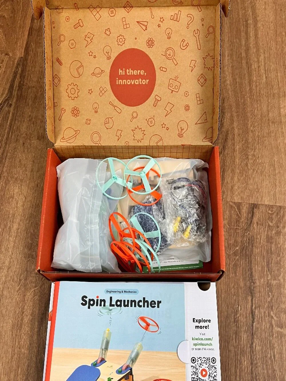 NEW KiwiCo Spin Launcher Tinker STEAM Crate age 9+